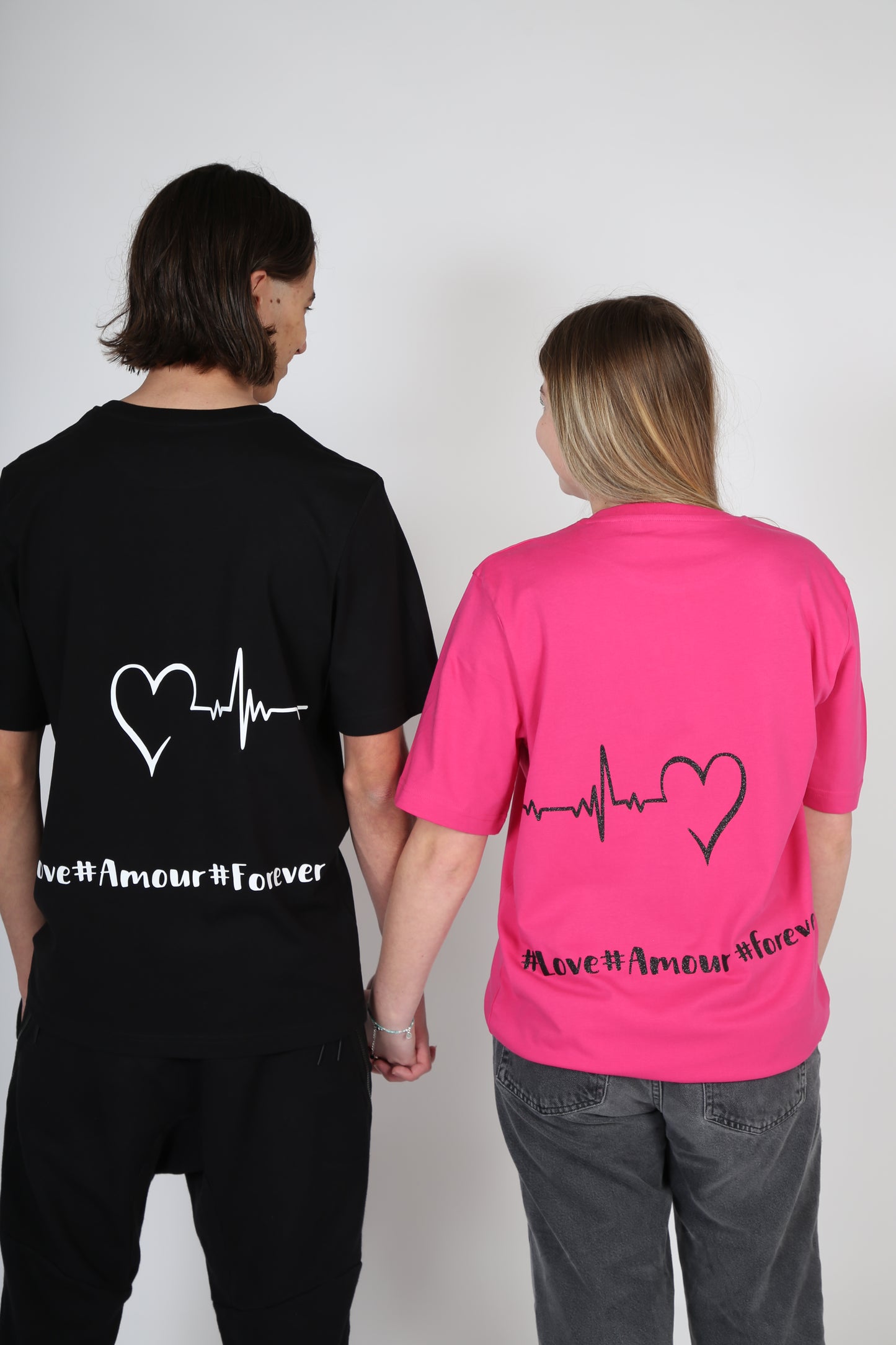 Paire de t-shirt amour DYMALCT