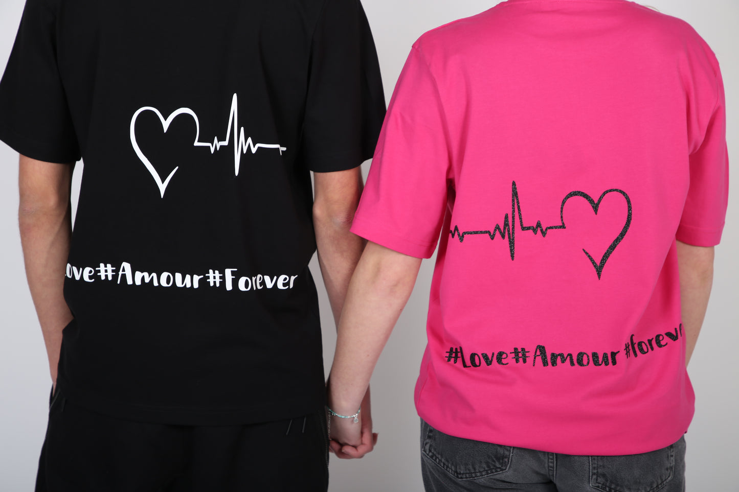 Paire de t-shirt amour DYMALCT